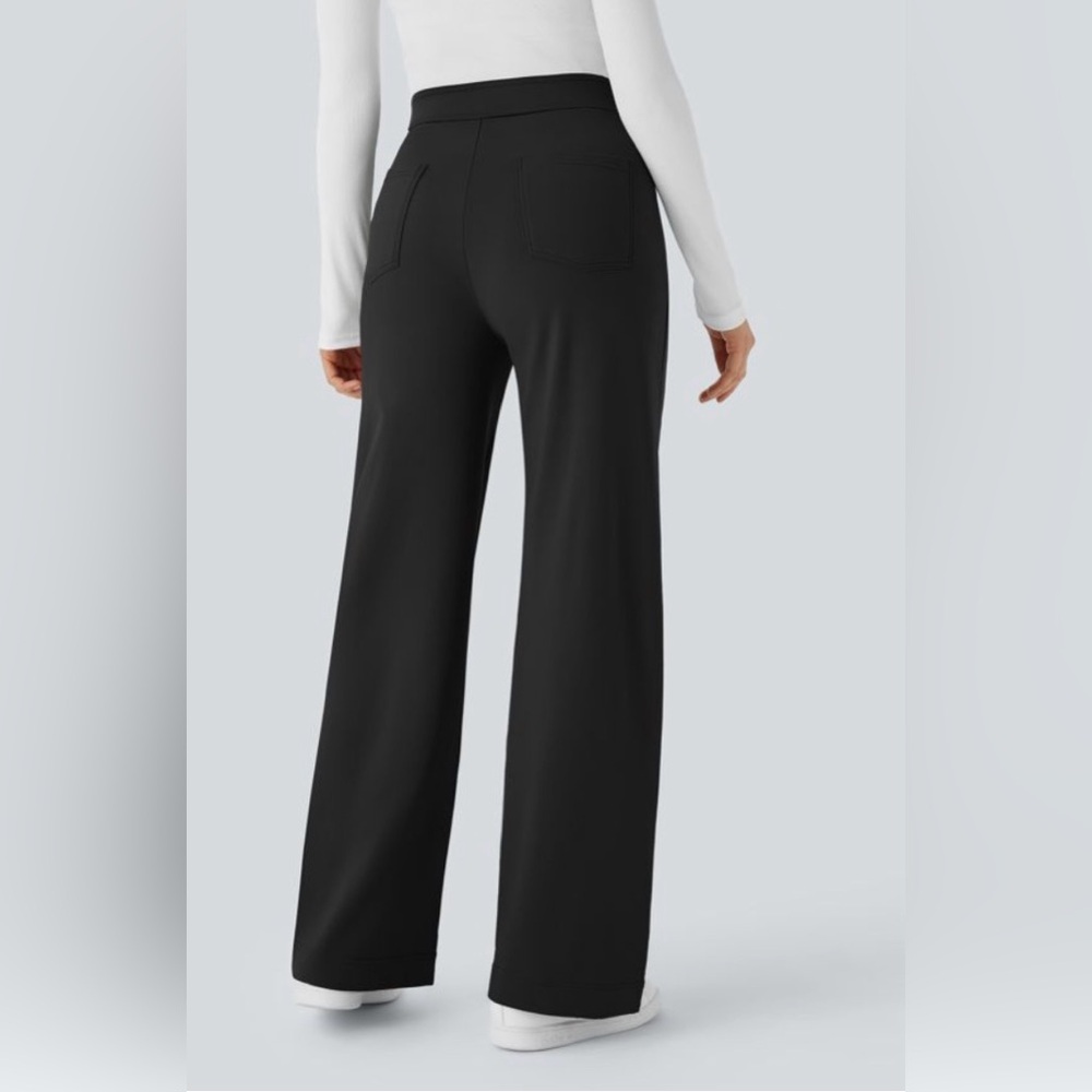 HALARA 
SoftlyZero™ Plush Thermal High Waisted Pockets Straight Leg Casual Pants